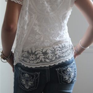 White Lace Top